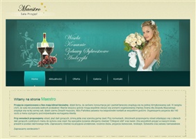 Strona internetowa sali weselnej