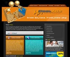 Strona internetowa agencji reklamowej BestAds
