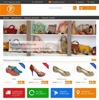 Projekt graficzny sklepu internetowego z obuwiem damskim 