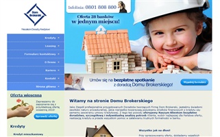 Strona internetowa domu brokerskiego z Sosnowca